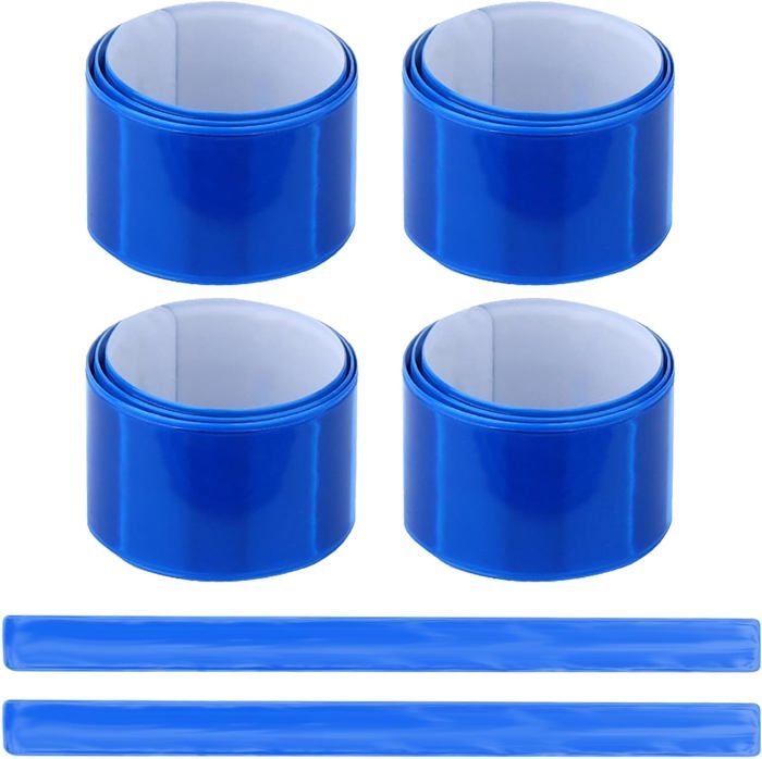 Lot de 6 bandes réfléchissantes pour pantalon de vélo Réflecteurs bleus Protection de pantalon de vélo GILET - BANDEAU Lot de 6 bandes réfléchissantes pour pantalon de vélo Réflecteurs bleus Protection de pantalon de vélo GILET - BANDEAU