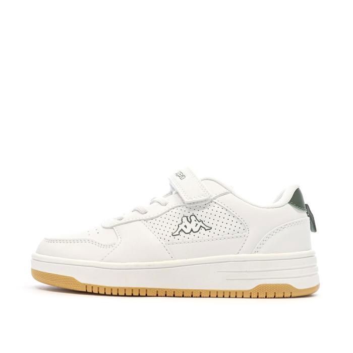 Kappa Baskets - KAPPA - Falcon - Blanc - Tige synthétique - Semelle caoutchouc