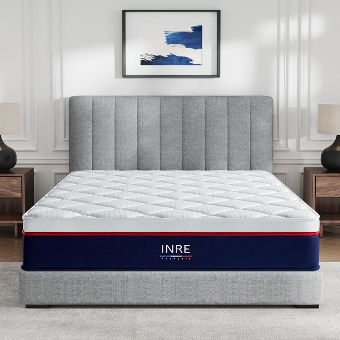 Matelas PurrJoys 160x200 Cm – Ressorts Ensachés 7 Zones, Fermeté Réglable H3/H4 – Pour Dormeurs Sur Le Côté Et Sur Le Dos - 4