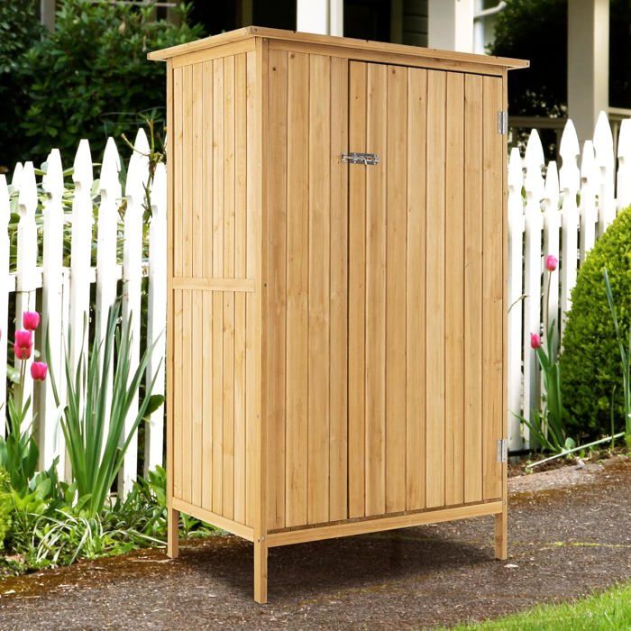 Abri de jardin métal vert / blanc 5,29m² Ferrain | Maisons du Monde