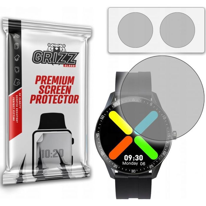 Film de protection montre connectee Grizzglass Matte foil PaperScreen Watchmark WG1