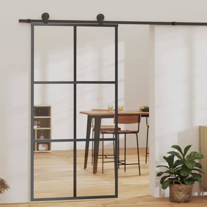 Vidaxl Porte coulissante Verre 102x205 cm - vue 2