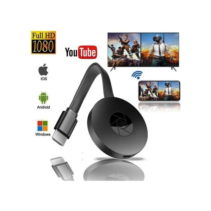 Adaptateur HDMI Sans Fil 4K/1080P - Streaming AirPlay Miracast DLNA Pour IPhone, Android, Windows, Mac, TV, Projecteur