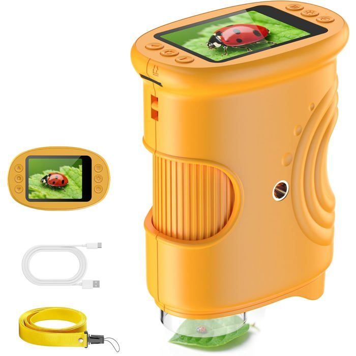 Microscope Enfant Microscope Inversé 40X-320X, Microscope Composé