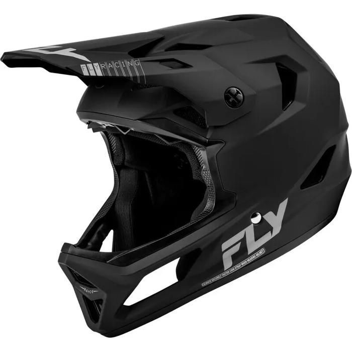 Casque Fly Racing Racing Race - noir mat