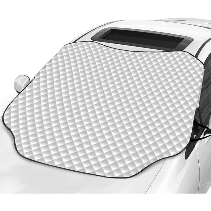 Pare-soleil avant de voiture - PZCC - 147x116 cm - Aimants intégrés - Pliable - Anti-UV