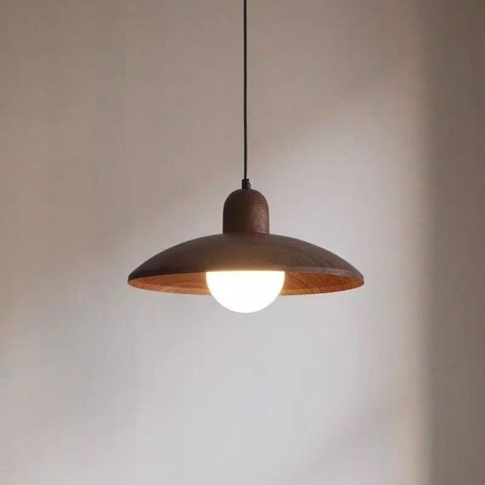 1 x Suspension Luminaire Ø30cm - SMOTOP - E27 Vintage Industriel - Métal et Bois Noyer - Pour Salle à manger Cuisine 1 x Suspension Luminaire Ø30cm - SMOTOP - E27 Vintage Industriel - Métal et Bois Noyer - Pour Salle à manger Cuisine