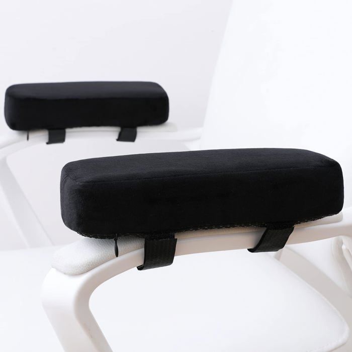 5CM Coussins daccoudoir de Chaise Extra épais Oreiller de coude Soulagement de la Pression Chaise de Bureau Accoudoir de Chaise