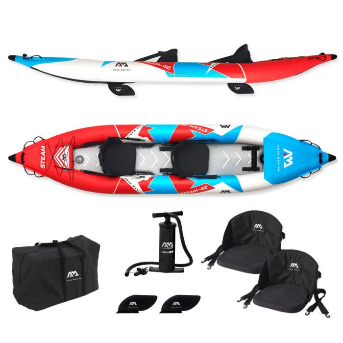 Kayak Gonflable AQUA MARINA Steam-412 412x80cm