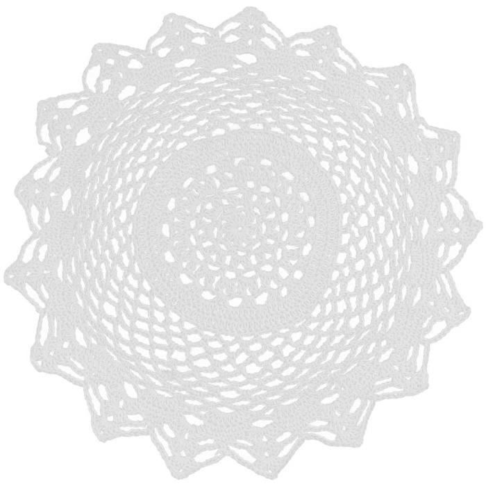 Flower Hand Crochet Table Cover Napperon Dentelle Napperons Tapis 30cm 597 C Maison Flower Hand Crochet Table Cover, What Is A Table Cover Napperon