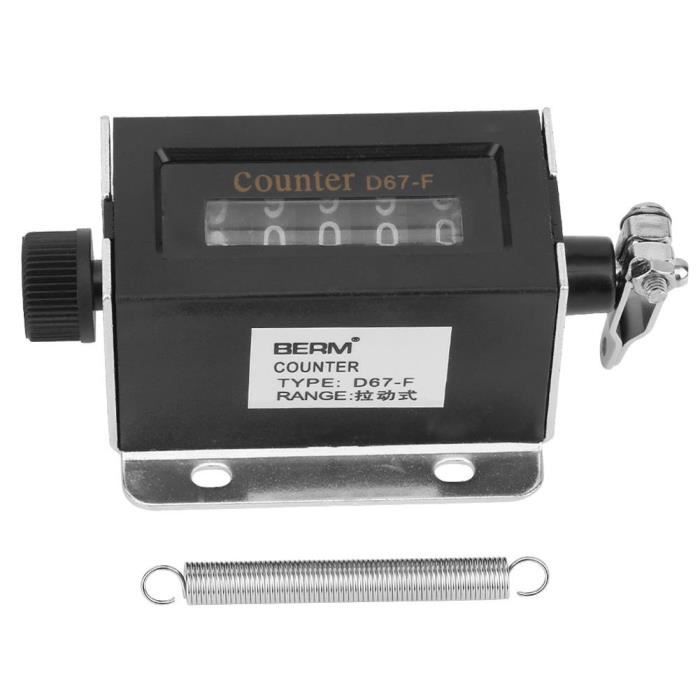 Compteur Mécanique Keson 4 Chiffres Modèle 6349 – état D’occasion Fonctionnel, Pour Comptage Manuel