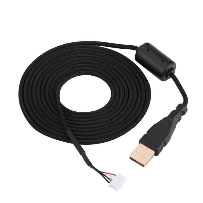 Logitech Câble de données Câble de charge USB pour souris de jeu Logitech M950 M950T 