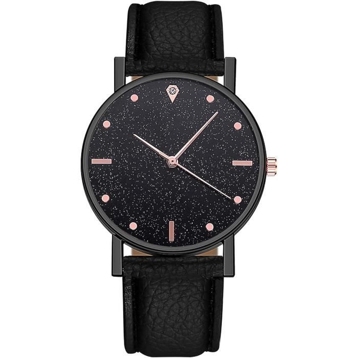 Montre noir femme pas cher sales