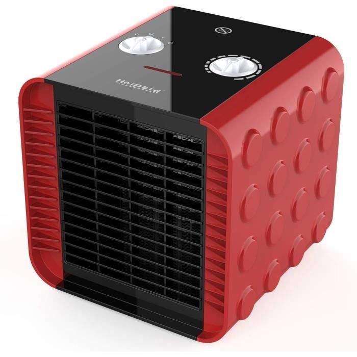 Mini radiateur soufflant électrique domestique, chauffage rapide 3S, 400W,  2 vitesses, 220V, 110V, protection contre la