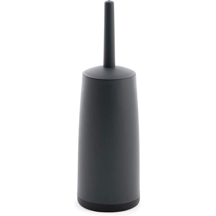 Ahlsen Brosse WC Acier Inoxydable 304 , Brosse De Toilette Et Support Noir Givreavec Couvercle Anti Eclaboussures Fermedesign Modernesimple Et Beau Qttvbtna 79345637