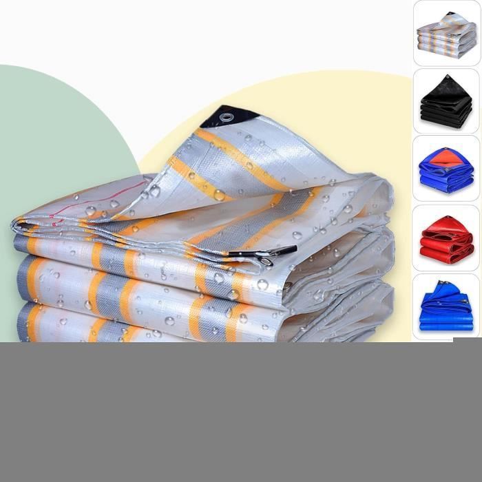 Bâche De Protection En Tissu - 3 X 5 M - Camouflage 80 G/m² - Avec