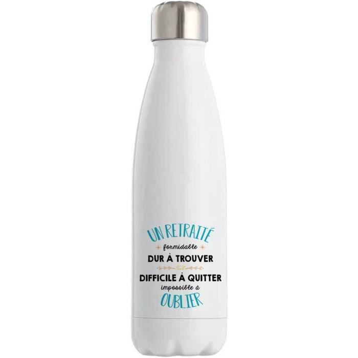 Bouteille isotherme Formidable Retraité Gourde Idée Cadeau Travail