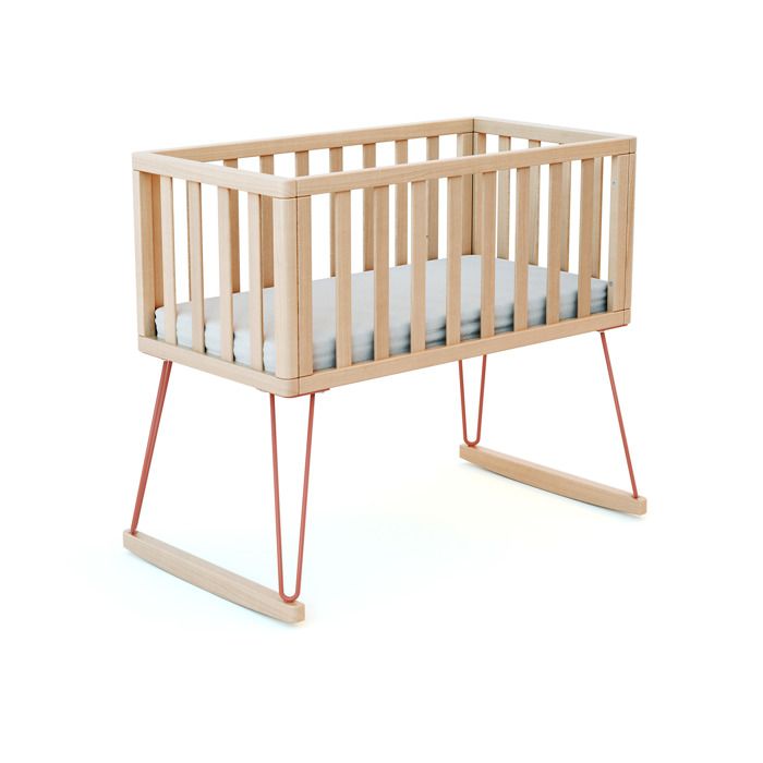 JURABABY - Berceau à bascule ONLY en bois  Terracotta - Taille unique