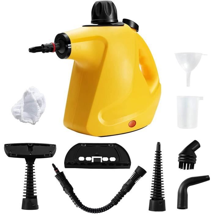 Nettoyeur Vapeur Portable 1050W Kavolet - 350 Ml, 9 Accessoires, Pour Cuisine, Salle De Bain, Voiture