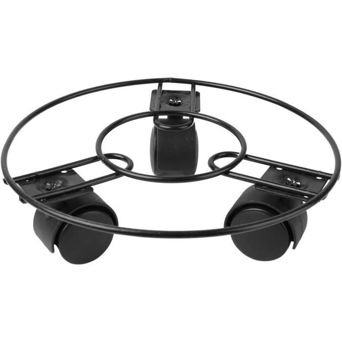 Chariot à Plantes Réglable Avec Roulettes - Support 200 Kg, Taille 38-50 Cm, Blanc, Intérieur/extérieur