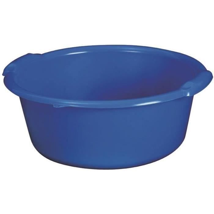 Bassine ronde 20 L - D: 45 cm - H 20 cm - bleu