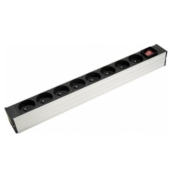 Multiprise encastrable 3x 16A 2P+T avec 2 ports USB