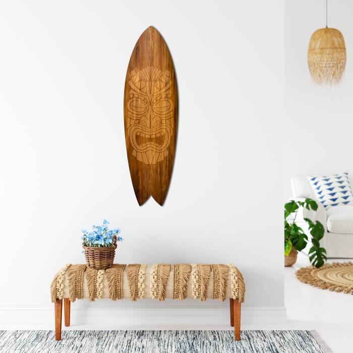 Planche de surf décorative surf california Couleur tableau alu dibond Hexoa | La Redoute