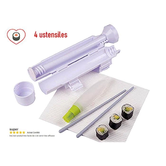 Kit Sushi Maison Compose De 4 Ustensiles Pour Une Utilisation
