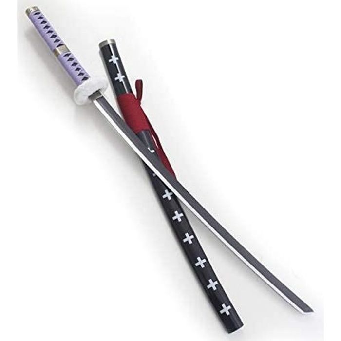 One Piece Katana Trafalgar Law Epee Sabre Manche Violet Epee Decoration