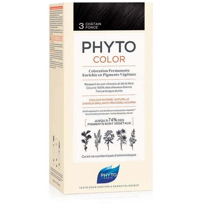 Colorations Phyto Teinture des Cheveux 125 ml 637508