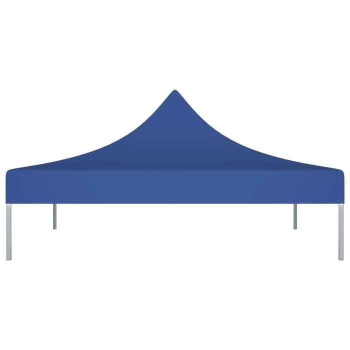 ♫6466 Toit de tente de réception Contemporain - Auvent de Remplacement  Toile de Tonnelle 2x2 m Bleu 270 g-m² FNCM® - Cdiscount Jardin