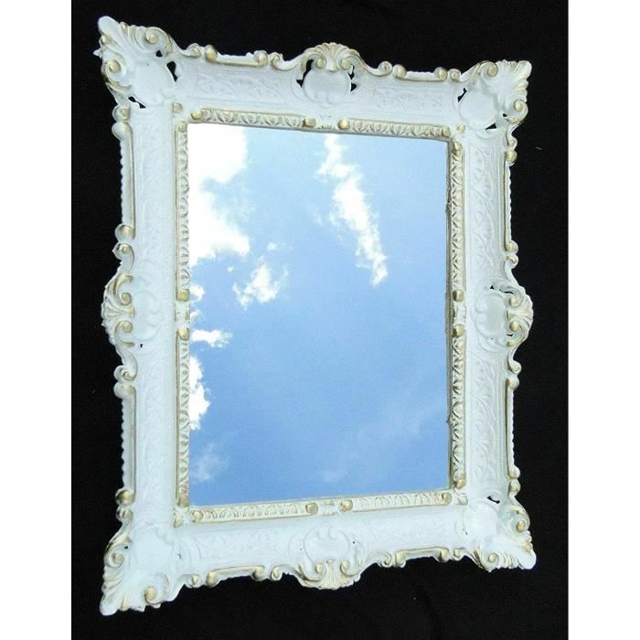 Miroir Blanc Baroque