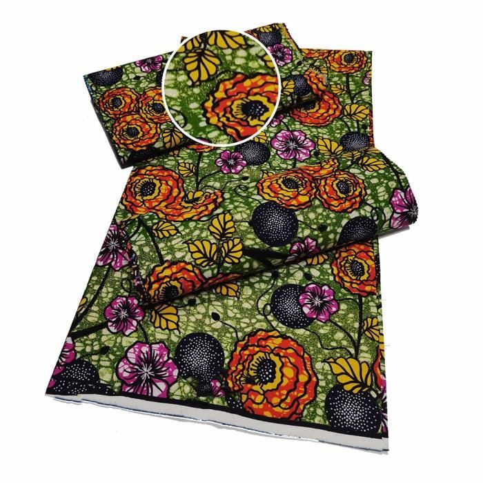 Coupon Wax, Tissu Wax Par 1/2 Yard (45 Cm), Ankara Wax 100% Coton