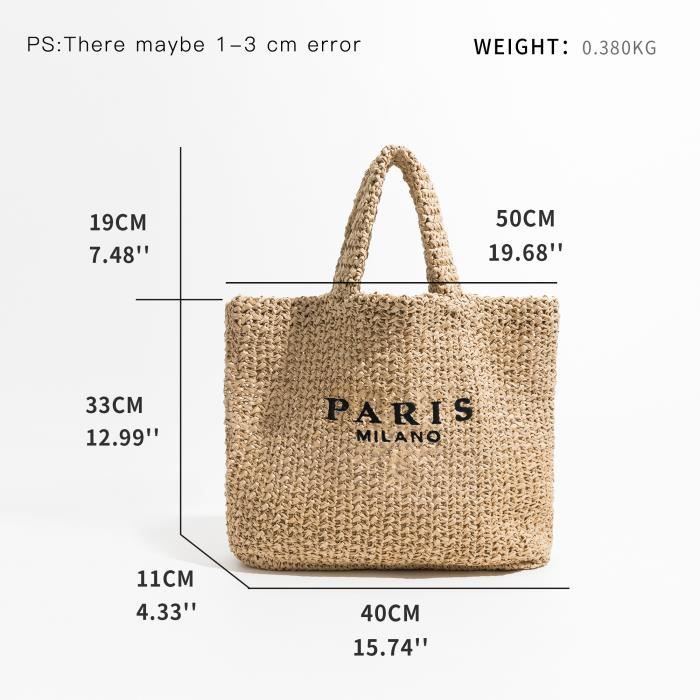 Sac a main en hot sale raphia