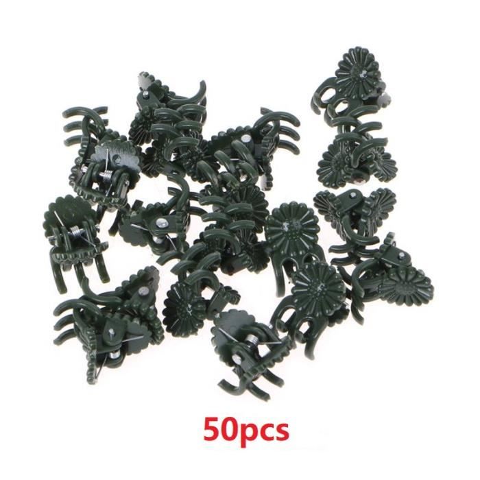 210 Attaches Pour Plantes Vertes - Clips De Fixation Réutilisables Pour Tiges, Treillis, Tuteurs (2,6x2 Cm) - 7