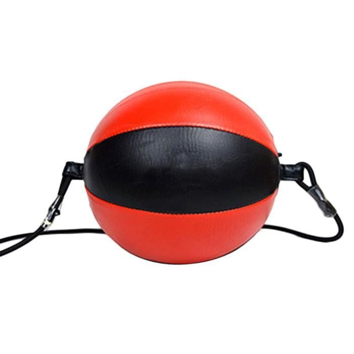 Ballon De Boxe Vitesse Double Extrémité - Entraînement MMA, Cuir PU, 38cm - SMARCENT