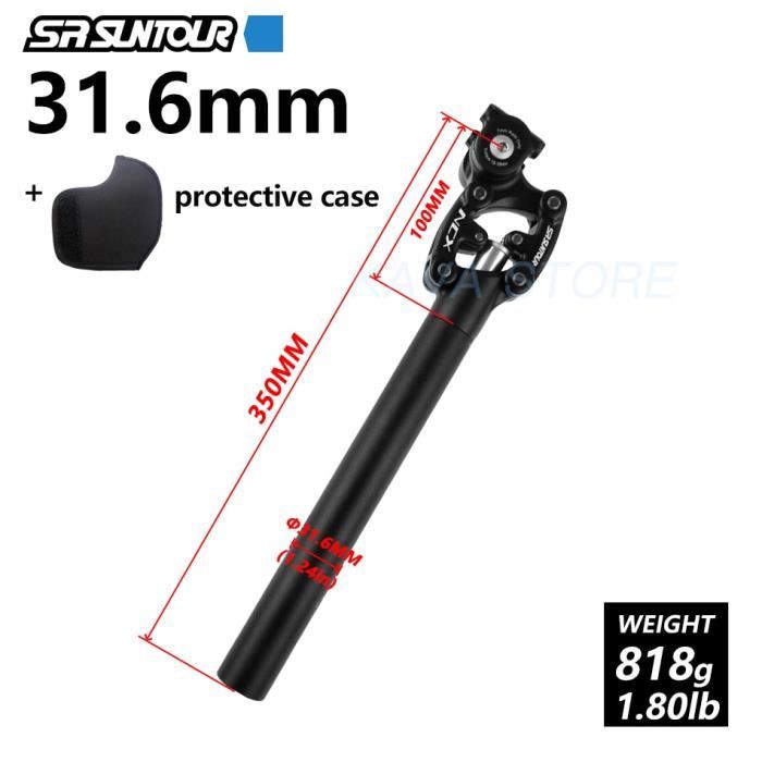 Pédalier SR Suntour XCE Ancien 175mm - Pour VTT/vélo - Carré Conique 5 Boulons - 110mm - Argent