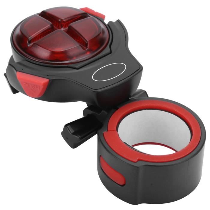 Détection Freinage Guijiyi Feu Arrière Vélo USB Rechargeable - Auto - Étanche IPX6 - 150m Visibilité Lumiere Arriere Velo Route