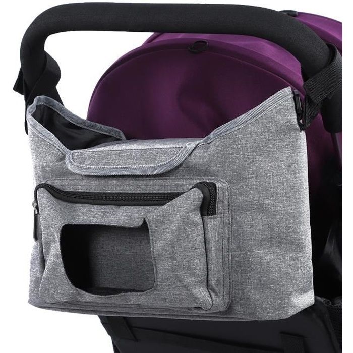 Drfeify Sac de rangement pour poussette b b Sac de rangement de