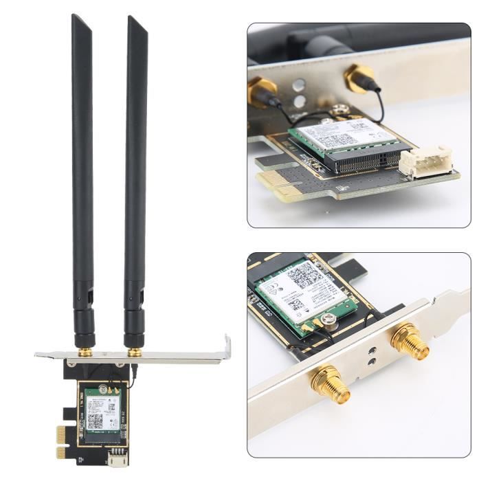 Antenne WiFi 8dBi Gain élevé | Double Bande 2.4/5.8GHz, Connecteur N Mâle, Pliable, Compatible Routeur