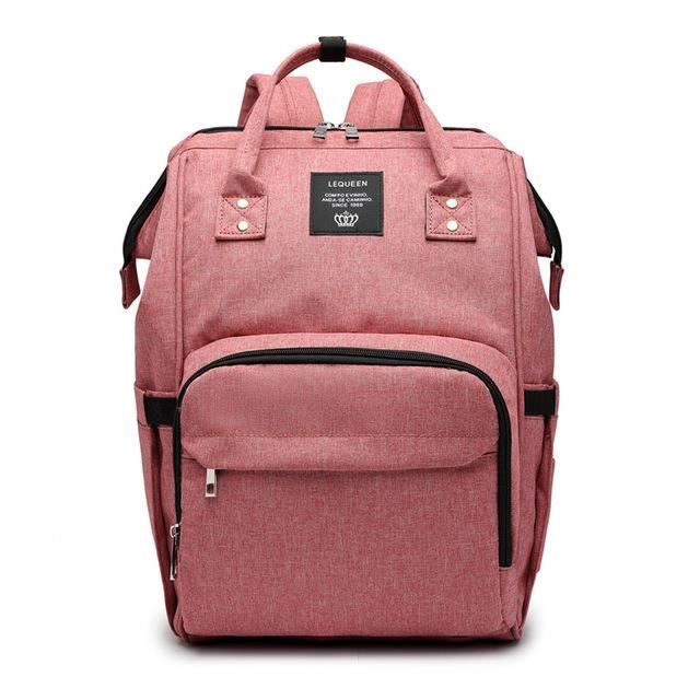 Rose rouge Lequeen Sac a langer ALTER sac a dos de marque MUNIbag pour bebe Sac allaitement de grande capa Cdiscount Puericulture Eveil bebe