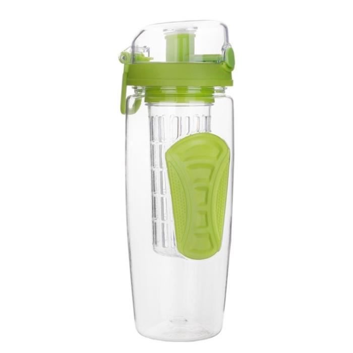 Bouteille Infuseur à Fruits 650 Ml Avec Presse-Citron - Bouteille Portable Pour Eau Aromatisée - 1