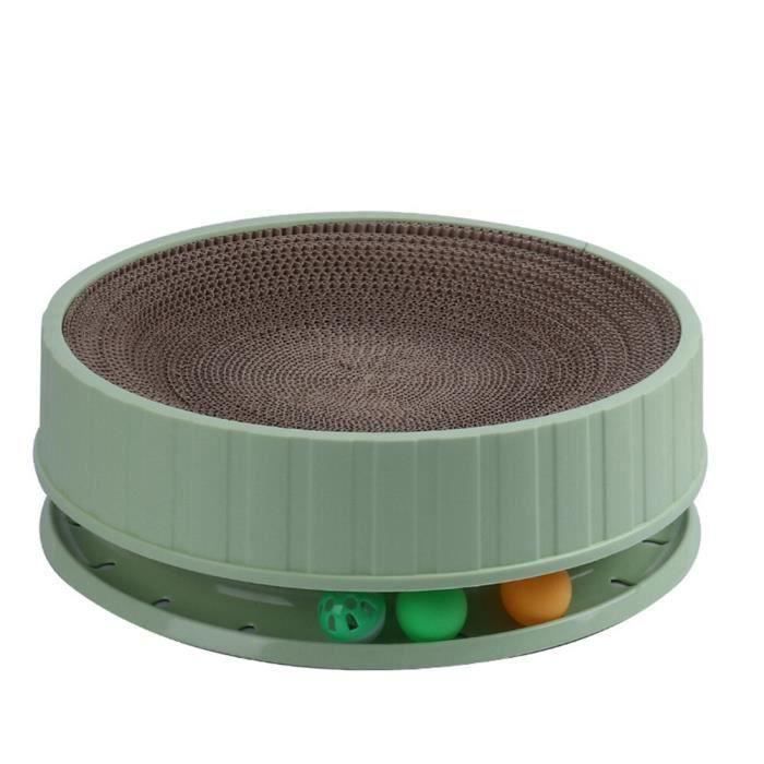 Planche à Gratter Pour Chat Ovale 2 En 1 - Griffoir Sisal + Lit - Taille S (41x31 Cm) Ou L (60x40 Cm) - Protège Tes Meubles - 11