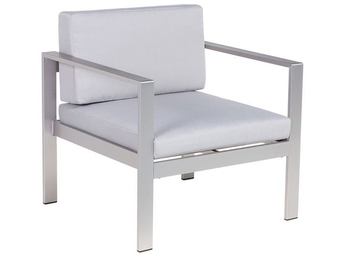 Chaise de jardin gris clair SALERNO Chaise de jardin gris clair SALERNO
