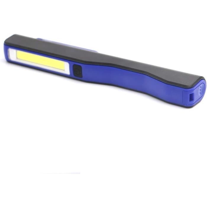 Lampe Torche LED 2000 Lumens – Rechargeable USB – Magnétique – Étanche – NEUVE