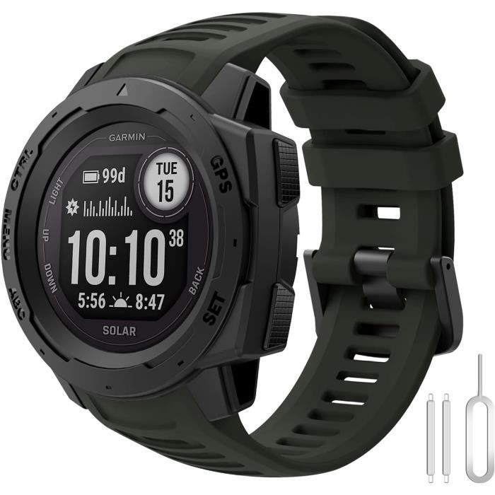 Compatible avec Garmin Instinct 2X Band, Ajustable Maroc