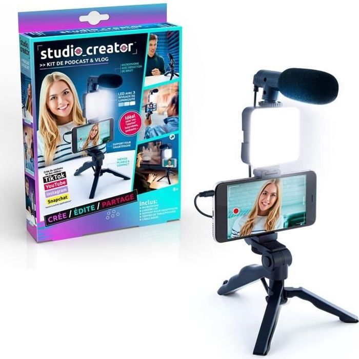 Kit de Vlogging Studio Creator INF 033 Canal Toys