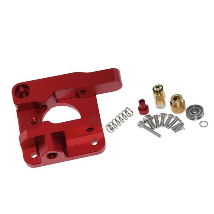 Ideaformer-Extrudeuse à double engrenage en aluminium pour imprimante 3D Reprap Prusa CR10 Ender3 FDM