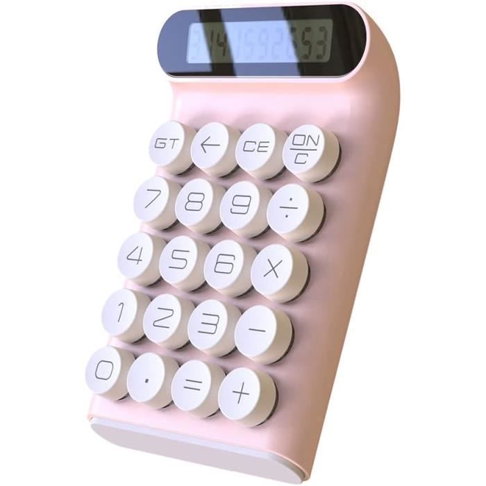 Calculatrice électronique Avec Clavier Mécanique Coloré - Fonctions Scientifiques, Touches Rétro-éclairées - Alimentation Par Pile AAA (non Fournie)