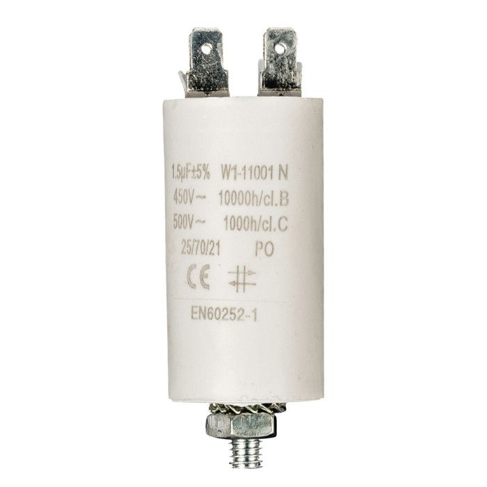 Fixapart Condensateur condo a Fil 25uf 25mf 25 MF uf Micro Farad 450v Cable demarrage Moteur